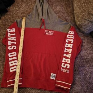 Ohio State buckeyes pink hoodie